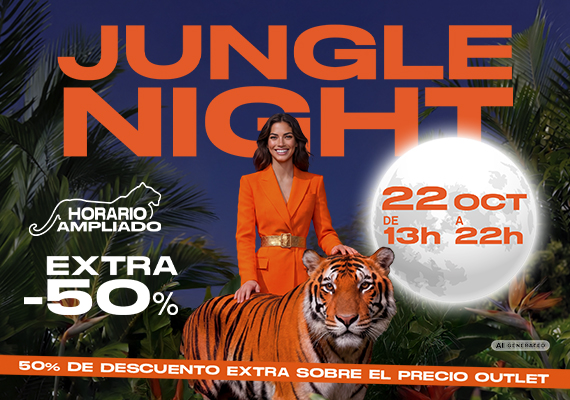 descuentos del 50% sobre precio outlet