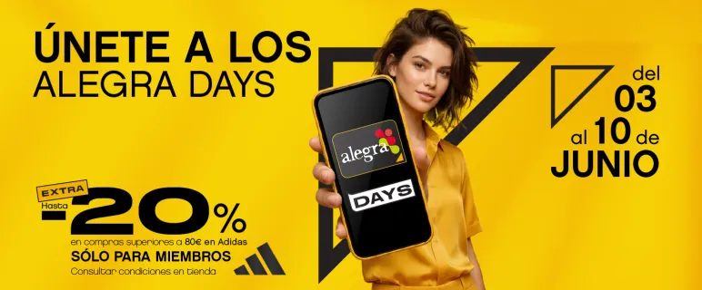 promoción exclusiva socios alegra days