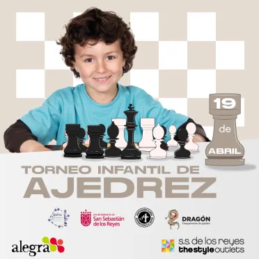 II TORNEO DE AJEDREZ NIÑO CARTEL AJEDREZ